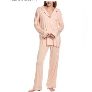 Hale Bob Blush Pink 2pc Pajama Pants Set, Size Small, NWT